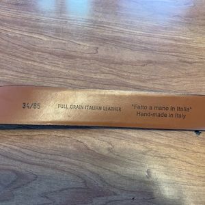 Handmade Italian leather Belt